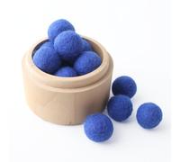 Boule Ronde En Feutre De Laine 20mm,200 Pièces,Pom Poms,Décoration De Salle De Fête De Noël,Décoration De Maison,Jouets Produits Pour Enfants,Cadeaux D'infirmière - Type Blue