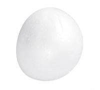 Boule ronde en mousse blanche pour projets d'art et d'artisanat, parfaite pour décoration de mariage et bricolage (15 cm)
