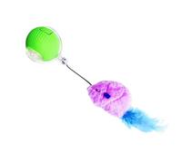 Boule roulante automatique - Boule roulante automatique intelligente pour chat, jouet LED rechargeable pour chat | Chats intelligents de boule de taquinerie, boule de chat de jeu actif d'intérieur, jo