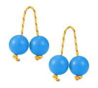 Boule rythmique Instrument Kashaka, Shaker Rhythmic | Kashaka Instrument Shaker Ball | 2 paires de balles de percussion à main en ABS, citrouille double d'œuf de musique pour fêtes, mariages, esp