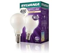 Boule satin 400lm 827 ampoule a filament led e14 4w sylvania Incolore G
