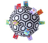 Boule sensorielle en tissu: jouet hochet peluche pour bébé, balle développement couleur contraste élevé avec étiquettes, prise douce nouveau-nés | Jouet éducatif précoce bébé 0-12 mois Baby Learnin