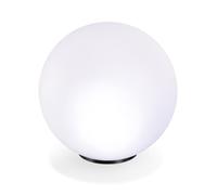 Esotec 102612 Boule lumineuse solaire pour le jardin, 50 cm, 7 couleurs, multicolore, batterie, 6500 K, lampe solaire résistante à l'hiver
