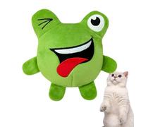 Boule Souple Pour Chien Jouet À Mâchonner En Peluche Crissant Pour Chiot | Forme Animale Douce et Rebondissante Double Couche Résistante au Déchirement Pour Nettoyage Dentaire des Chats et Chats