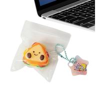 Boule Stress,Jeux Sensoriels De Petits Aliments À Lente Remontée - Boules À Presser Porte-clés Jouets Fidget | pour Hommes Femmes Maison Bureau école nnui Voyage fête