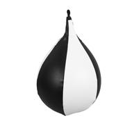 Boule Suspendue de Vitesse de Boxe en PU, Poire Adulte pour Entraînement | Format Poire, Usage Extérieur et Arts Martiaux, Démarrage Rapide, Frappes Précises, Portable