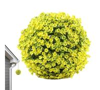 Boule topiaire artificielle, boule topiaire de plante artificielle - Boule d'herbe sphère de verdure boule topiaire en buis vif,Sphère topiaire de plante vive artificielle, bal topiaire en buis pour b