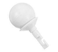 Boule Tournante pour Canne de Marche à Crochet, Embout Blanc Rotatif | Plastique, Installation Facile, Mouvement Souple, Usage Maison et Centre Commercial, pour Bâton D'aveugle