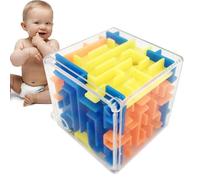 Boule uzzle 3D - Cube aze portable de 8 cm, jouet interactif à labyrinthe de gravité | Jeu addictif fidget pour le développement cognitif conçu pour les activités ta' i jeu đi cadeaux d ́i com