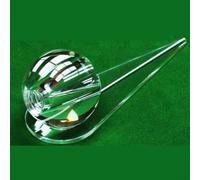 Boule Verre Transparente 58mm pour Queue de Billard | Verre transparent, diamètre 58mm, viseur pour précis, améliore la coordination, idéal débutants(16mm bore))