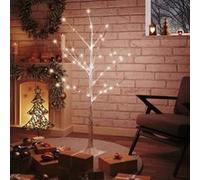 Bouleau blanc à LED 48 LED Blanc chaud 120 cm blanc chaud G
