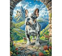 BouleChienue français at Stone Arch 300 Pieces Casse-tête Collectionneur en Carton sans Déformation Animaux et Plantes Très Difficile Motif Complexe Décoration Murale Cadeau Noël Premium 300 PCS