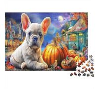 Bouledogue 1000 Pcs Carton Recyclé Mignon Chien Kit Puzzle Familles Amateurs Ultra-Difficile Cadeau Voyage Cadeau Famille 70x50cm/1000pcs