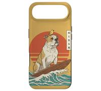Bouledogue américain Surfant Japonais Great Wave Kanagawa Coque pour iPhone Air
