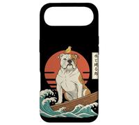 Bouledogue américain Surfant Japonais Great Wave Kanagawa Coque pour iPhone Air