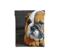 Bouledogue Anglais agenouillé, Sac de Rangement pour Femmes, Portefeuille supérieur à Presser, Petit Porte-Monnaie, Pochette de Changement