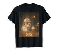 Bouledogue Anglais drôle Buvant de la bière Selfie Chien Maudit Meme T-Shirt