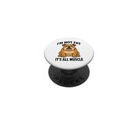 Bouledogue Anglais Im Not Fat Its All Muscle Dog Humour PopSockets PopGrip Adhésif