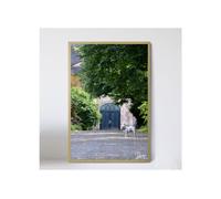 Bouledogue Chien Bois Photo Art Photographie 40x60cm Tableau mural Bulldog chiot