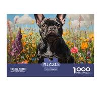 Bouledogue Français 1000 Pièces Adultes Puzzle Amusant Jeu Éducatif Soulage Le Stress Décoration De La Maison Jouets Intellectuels Jeu Relaxation Et Intelligence 1000 Pièces (75x50cm)
