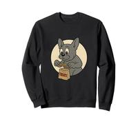 Bouledogue français à rouler vintage style dessin animé Frenchie Sweatshirt