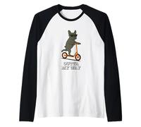 Bouledogue français Amusant Outta My Way Cool Dog Manche Raglan