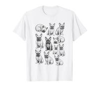 Bouledogue français années 90 Style Tatouage rétro Graphique Y2K T-Shirt