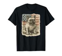 Bouledogue français Artistique en Style Aquarelle T-Shirt