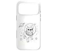 Bouledogue français Astronaute Chien dans l'espace Cosmos planète Coque pour iPhone 17 Pro Max
