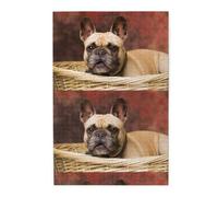 Bouledogue français, Chiot Marron, Petit Chien, Puzzles de 1000 pièces en Bois, Jeu Familial, décoration Murale pour Adultes et Adolescents