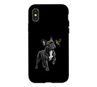 Bouledogue français, Colibri, Amoureux des Chiens Coque pour iPhone X/XS