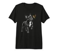 Bouledogue français, Colibri, Amoureux des Chiens T-Shirt Haut de Gamme
