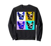 Bouledogue français dans le style Andy Warhole, Frenchie Sweatshirt