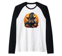 Bouledogue français d'halloween Manche Raglan