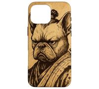 Bouledogue français drôle Samouraï Vintage Frenchie Coque pour iPhone 16 Pro Max