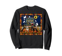 Bouledogue français français Maison hantée Tour ou friandise Mignon Sweatshirt