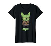 Bouledogue français Frankenstein Bruh Halloween T-Shirt Graphique avec Valeur