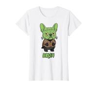 Bouledogue français Frankenstein Bruh Halloween T-Shirt Graphique avec Valeur