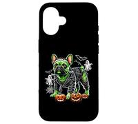 Bouledogue français Frankenstein Halloween Effrayant Frenchie Pup Coque pour iPhone 16