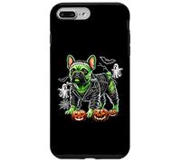 Bouledogue français Frankenstein Halloween Effrayant Frenchie Pup Coque pour iPhone 7 Plus/8 Plus