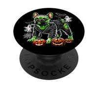 Bouledogue français Frankenstein Halloween Effrayant Frenchie Pup PopSockets PopGrip Adhésif