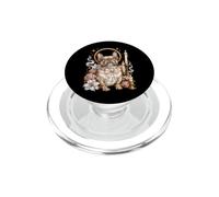 Bouledogue français Frenchie Coquette Chrétienne Pâques Bow étoiles PopSockets PopGrip pour MagSafe