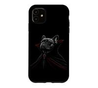 Bouledogue français Halloween Amoureux des Chiens Effrayant Gothique Vampire Coque pour iPhone 11