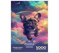 Bouledogue Français Jigsaw Puzzle Impossible 1000 Pezzi Decorazione per La CASA. Rilassamento E Intelligence per Adulti E Ragazzi Da 14 Anni 70x50cm/1000pcs