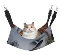 Bouledogue français Mall Chiens Noirs Animaux de Compagnie,Hamac Suspendu pour Chat, lit Suspendu Doux Double Face pour Petits Chiens,L