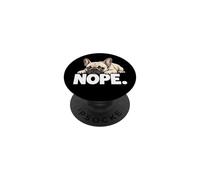 Bouledogue français Nope Not Today Bad Attitude Lazy Frenchie PopSockets PopGrip Adhésif