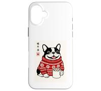 Bouledogue français pour Maman, Homme, Femme, Enfant, Chien de Noël Coque pour iPhone 16 Plus