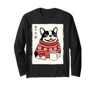 Bouledogue français pour Maman, Homme, Femme, Enfant, Chien de Noël Manche Longue