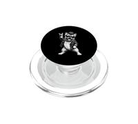 Bouledogue français Punk Rock Musique Mohawk Amoureux des Chiens PopSockets PopGrip pour MagSafe