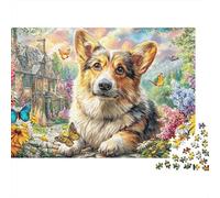 Bouledogue français Puzzle pour Activité Familiale - 500 Piece De Belles Images Art De Décoration Maison, Casse-tête Éduchatif & Plaisir Apaisant (500pcs (52x38cm))
